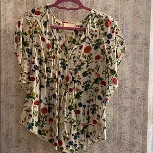 Anthropologie Maeve floral top